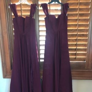 1 bridesmaid dress! Wine red size 4